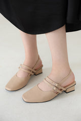 Giày Cao Gót Kumoo Block Marysling (Đen) Mã GCG-KUMO-010-A