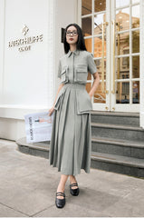 Giày Cao Gót Kumoo Block Marysling (Đen) Mã GCG-KUMO-010-A