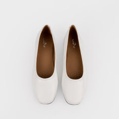 Giày Búp Bê Kumoo Soft Ballet (Trắng) Mã BB-KUMO-004-C