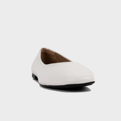 Giày Búp Bê Kumoo Soft Ballet (Trắng) Mã BB-KUMO-004-C