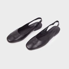 Giày Búp Bê Kumoo ALLY Slingback Flats (Đen) Mã BB-KUMO-008-A