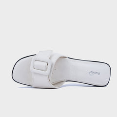 Sandal Kumoo Eli Slide Sandals (Trắng) Mã SD-KUMO-002-B