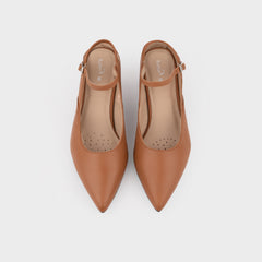 Giày Cao Gót Kumoo Jennie Heels (Nâu) Mã GCG-KUMO-017-B