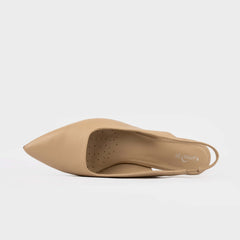 Giày Cao Gót KUMO - Slingback (nude) Mã GCG-KUMO-006-B