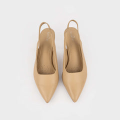 Giày Cao Gót KUMO - Slingback (nude) Mã GCG-KUMO-006-B