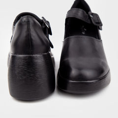 Giày Cao Gót KUMO - MARY BLOCK HEEL (Đen) Mã GCG-KUMO-014