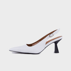 Giày Cao Gót KUMOO JESSI HEELS (Trắng) Mã GCG-KUMO-022-B