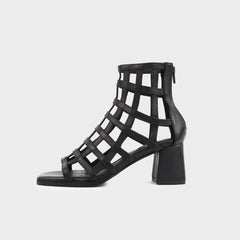 Sandal cao gót KUMOO CATI (Đen) Mã SDCG-KUMO-008-A