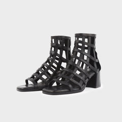 Sandal cao gót KUMOO CATI (Đen) Mã SDCG-KUMO-008-A