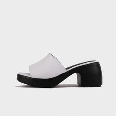 Sandal Cao Gót Kumoo (Trắng) Mã SDCG-KUMO-011-I