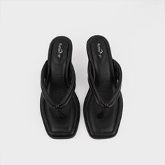 Xỏ Ngón KUMOO ELITA Flip-flops Heels (Đen) Mã XN-KUMO-001-A