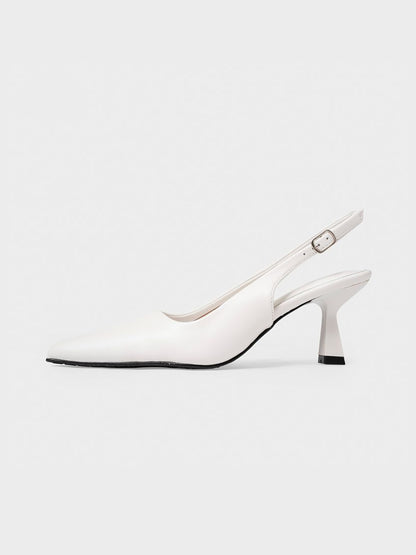 Giày Cao Gót KUMOO JESSI HEELS Trắng