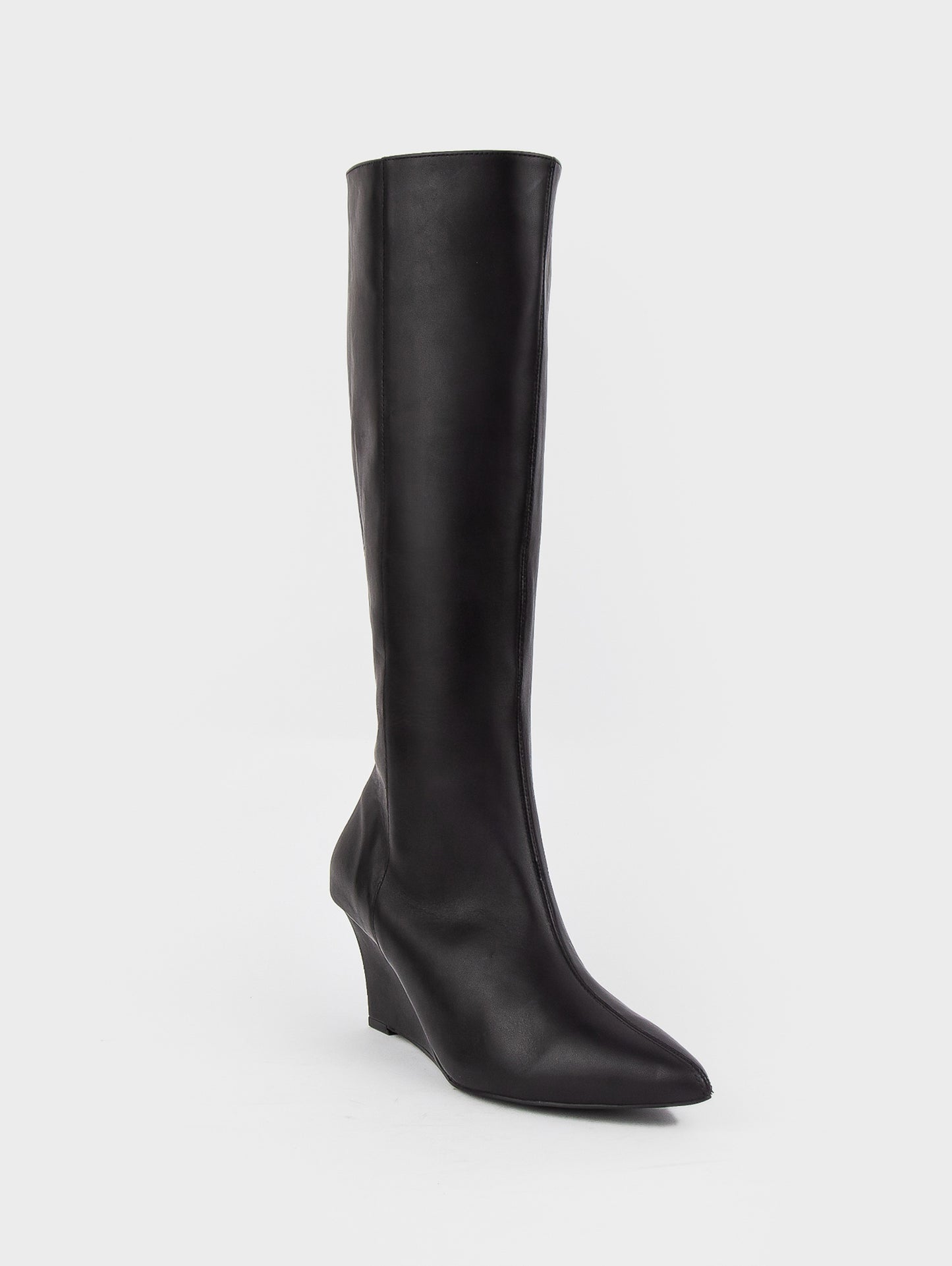 Boots đầu gối đế xuồng KUMOO - IRIS HEELS