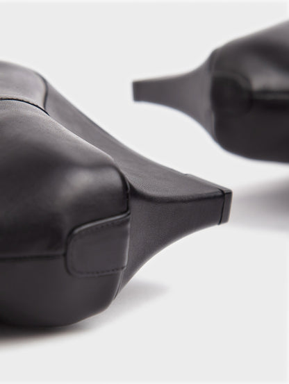 Boots đầu gối đế xuồng KUMOO - IRIS HEELS