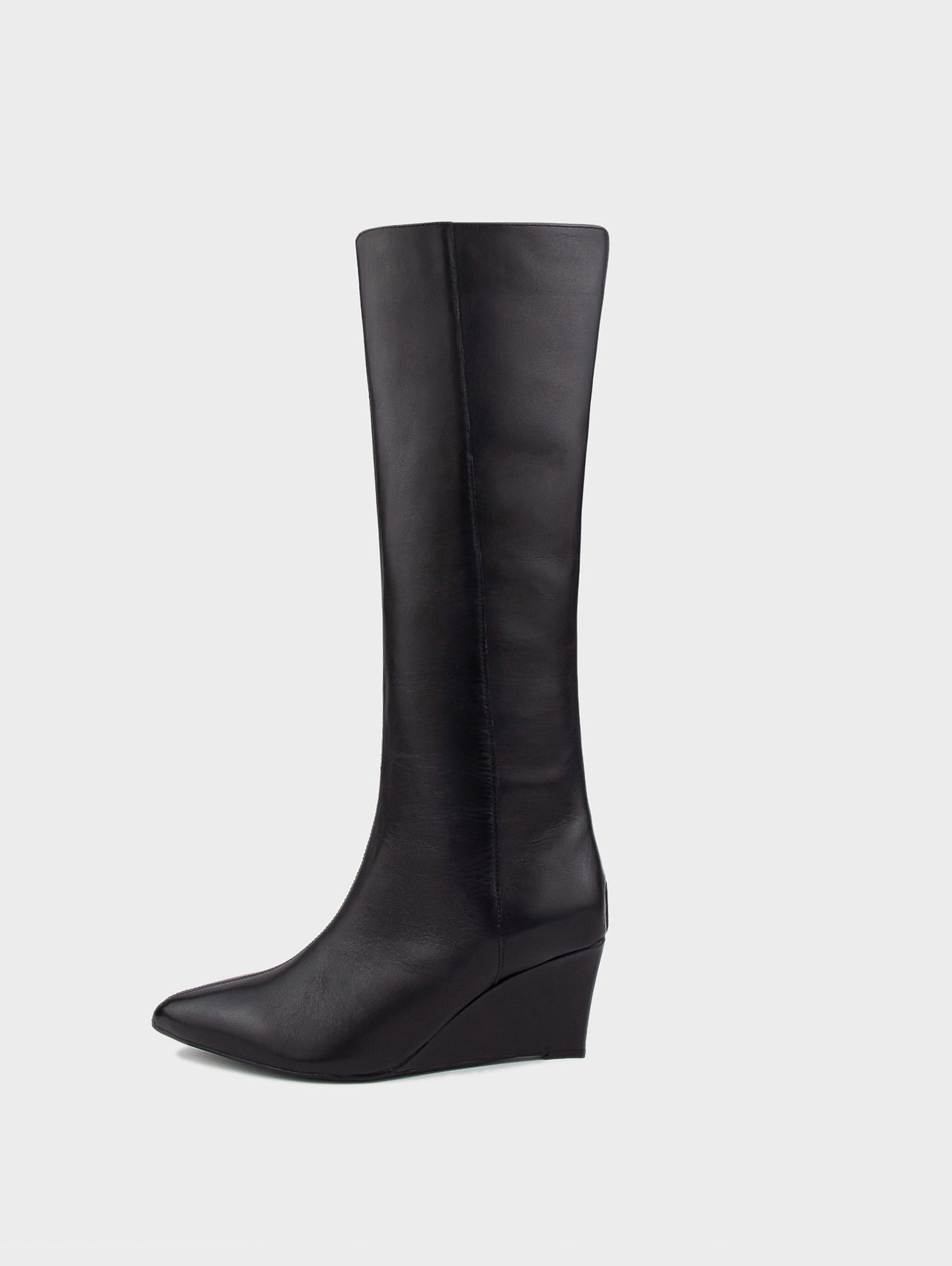 Boots đầu gối đế xuồng KUMOO - IRIS HEELS