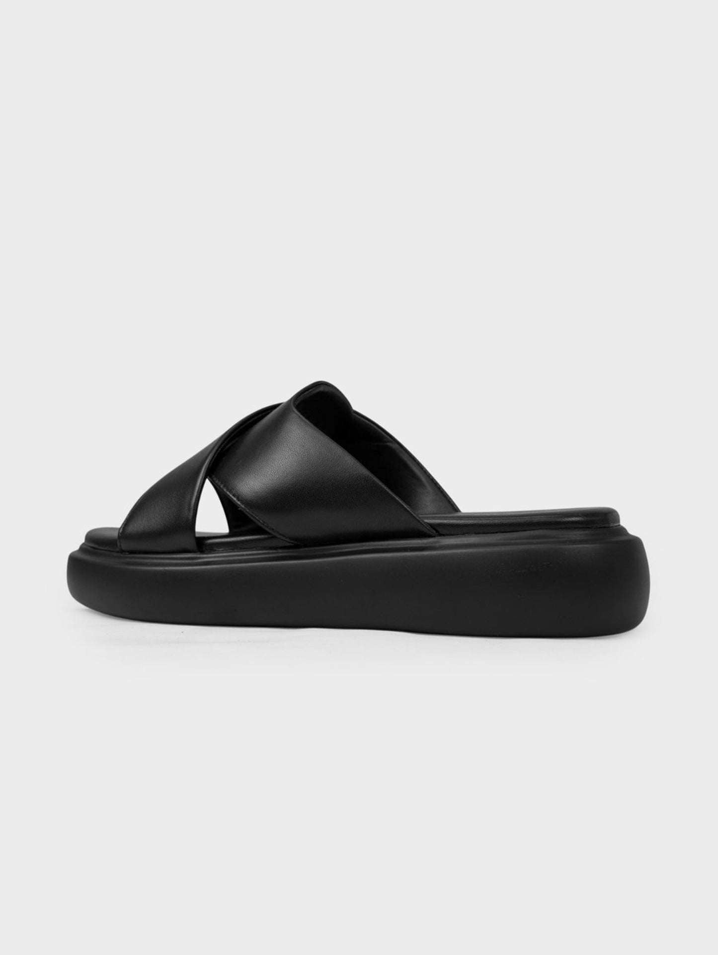 Sandals Kumoo Cross strap Đen