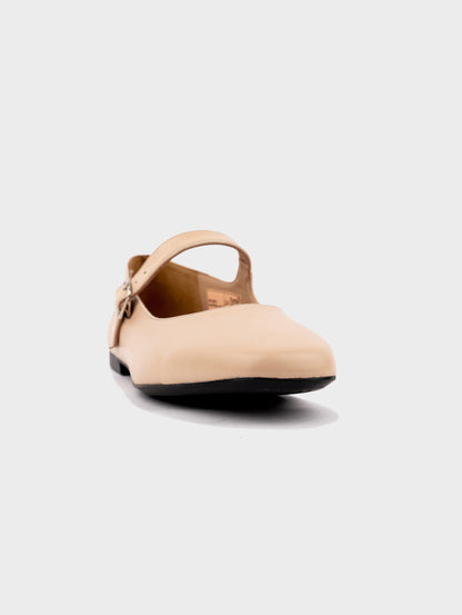 Giày Búp Bê Kumoo Flona Mary Jane Ballet Be