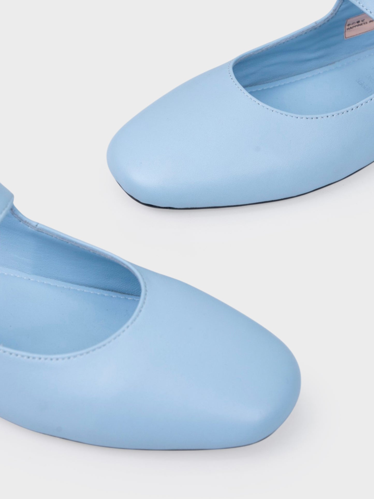 Giày Búp Bê Kumoo Flona Mary Jane Ballet Xanh da trời