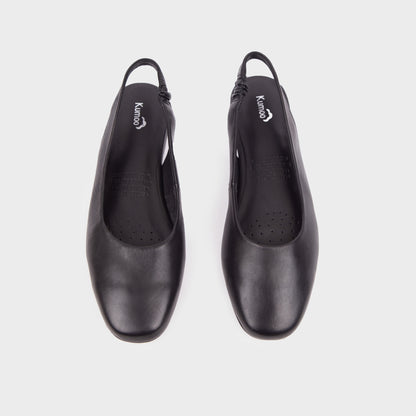 Giày Búp Bê Kumoo ALLY Slingback Flats (Đen) Mã BB-KUMO-008-A