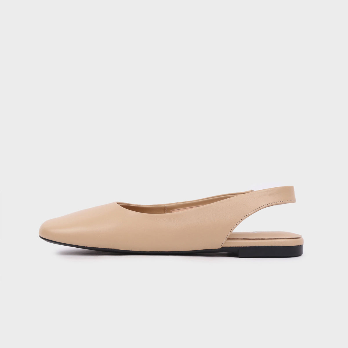 Giày Búp Bê Kumoo ALLY Slingback Flats (Kem) Mã BB-KUMO-008-B