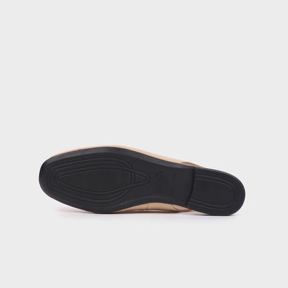 Giày Búp Bê Kumoo ALLY Slingback Flats (Kem) Mã BB-KUMO-008-B