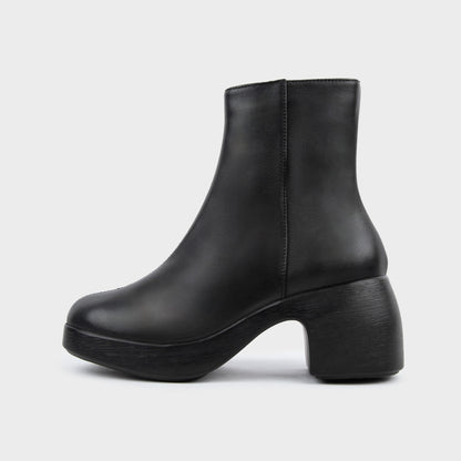 Boots lửng cao gót KUMOO DARA