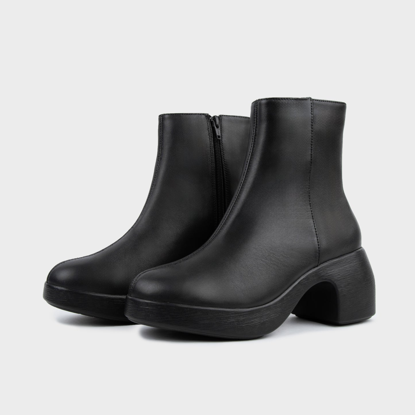 Boots lửng cao gót KUMOO DARA