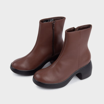 Boots lửng cao gót KUMOO DARA