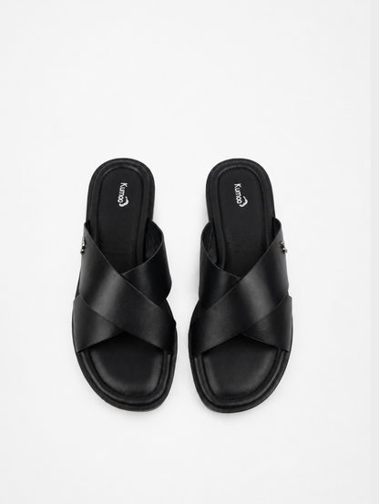 Sandals Kumoo CROSS Đen