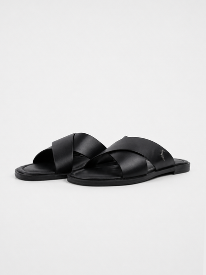 Sandals Kumoo CROSS Đen