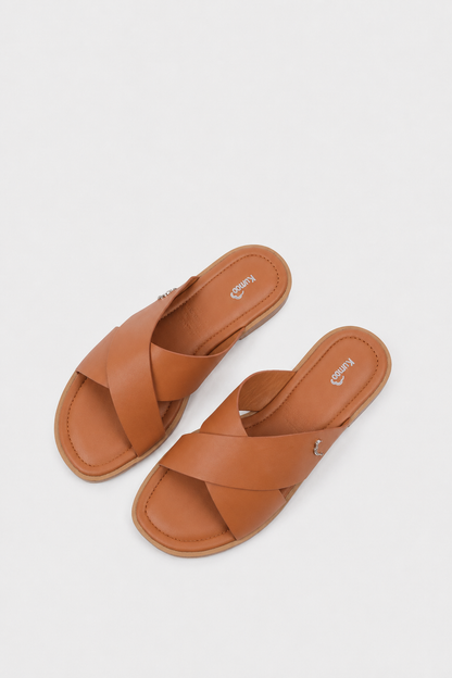 Sandals Kumoo CROSS Nâu
