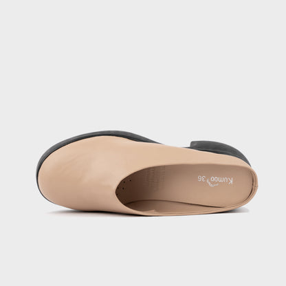 Giày Cao Gót KUMOO RUNO clogs (Be) Mã GCG-KUMO-019-B