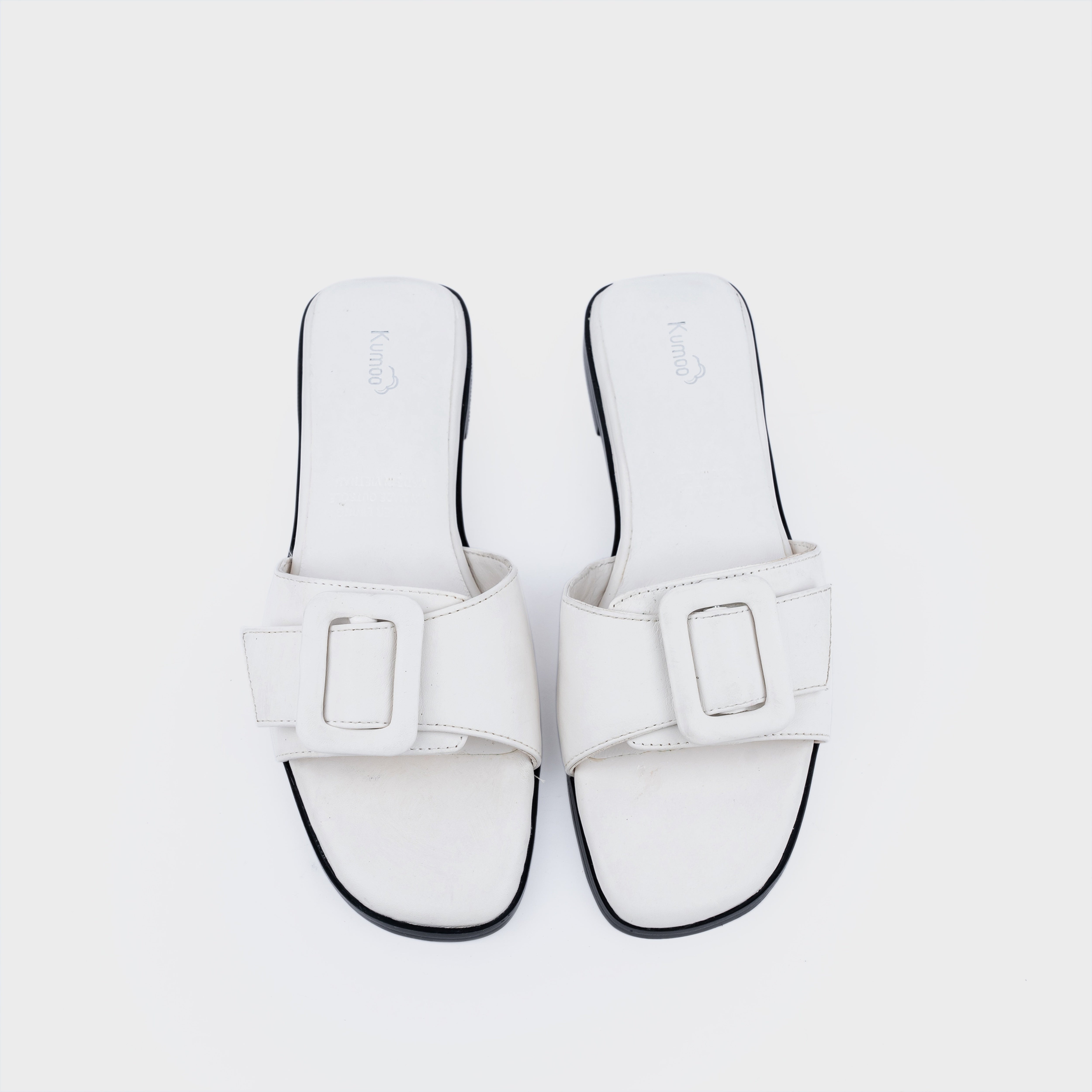 Sandal Kumoo Eli Slide Sandals (Trắng) Mã SD-KUMO-002-B
