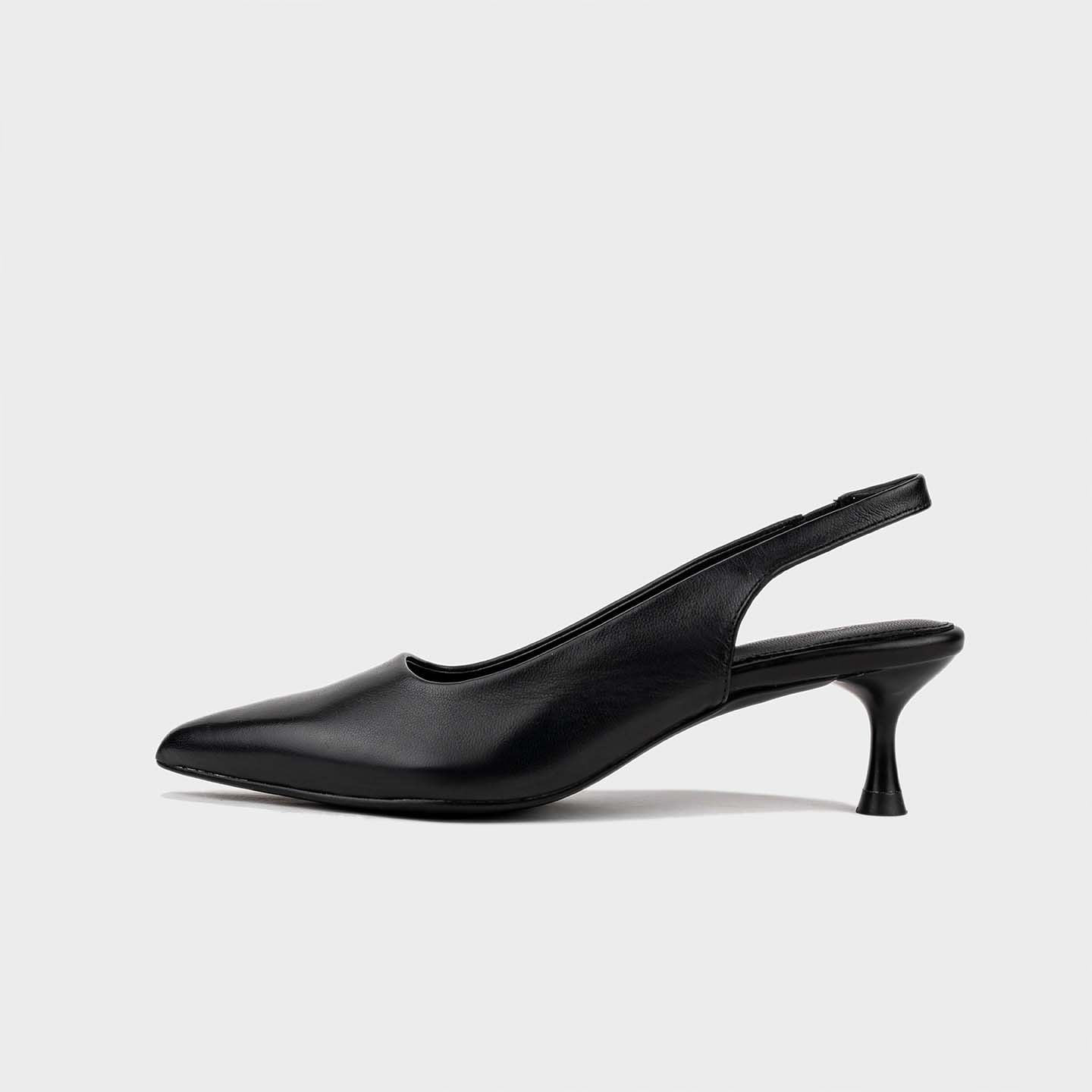 Giày Cao Gót KUMO - Slingback (trắng) Mã GCG-KUMO-006-C