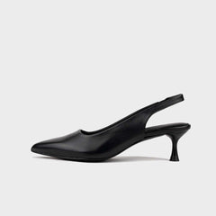 Giày Cao Gót KUMO - Slingback (đen) Mã 006-A