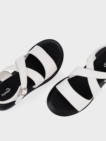 Sandals Kumoo Steven Trắng
