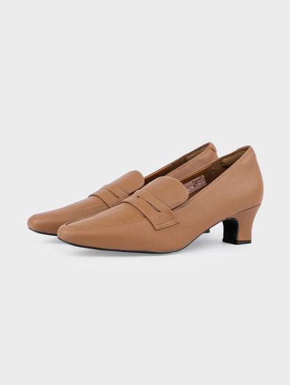 Giày Cao Gót KUMOO SENA HEELS Nâu
