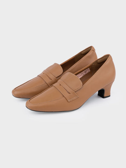 Giày Cao Gót KUMOO SENA HEELS Nâu
