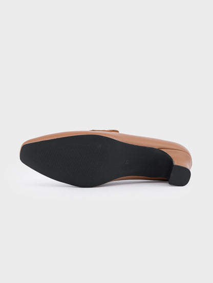 Giày Cao Gót KUMOO SENA HEELS Nâu