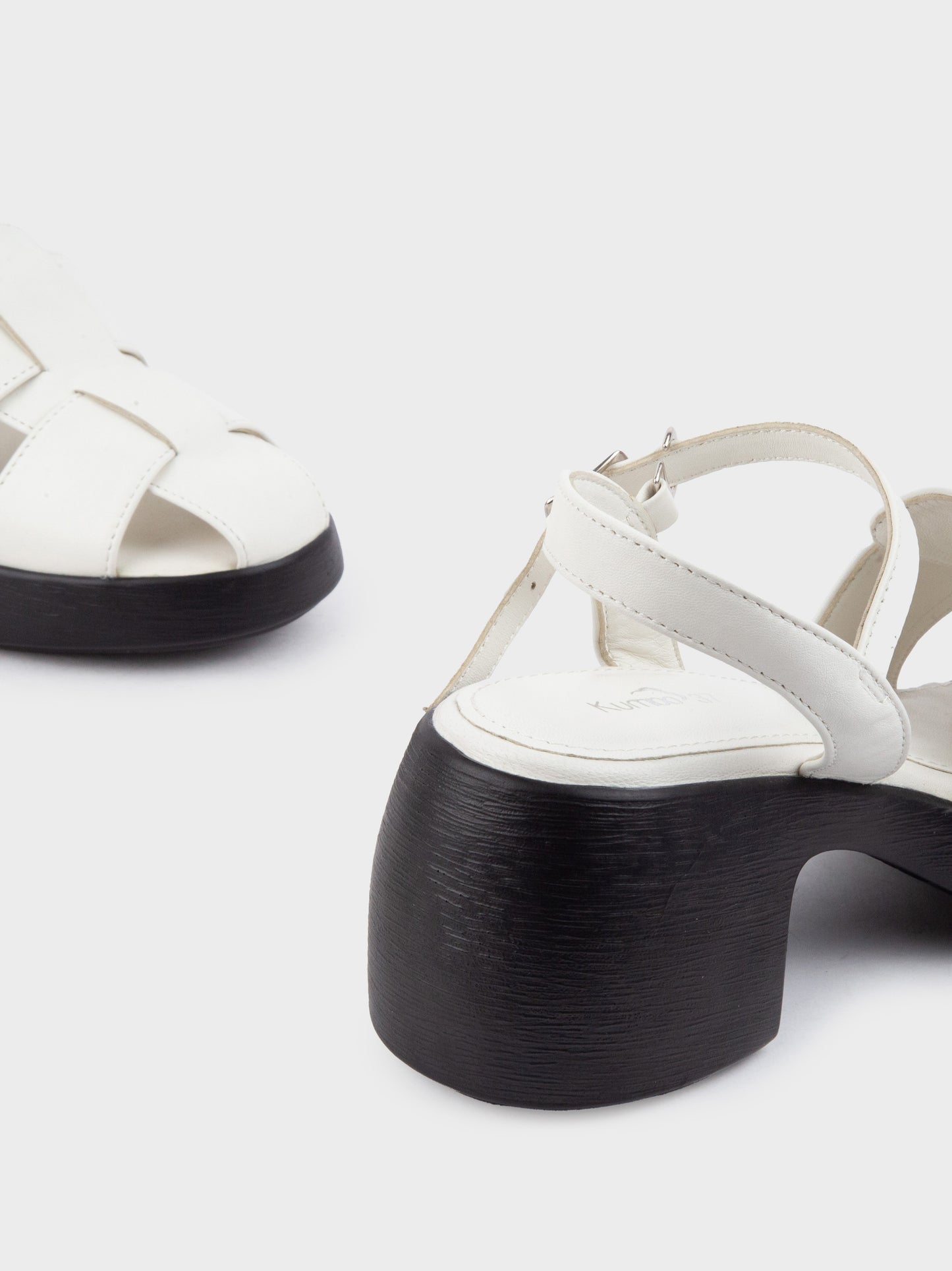 Sandal Cao Gót KUMOO ANISA Fisherman Sandal Trắng