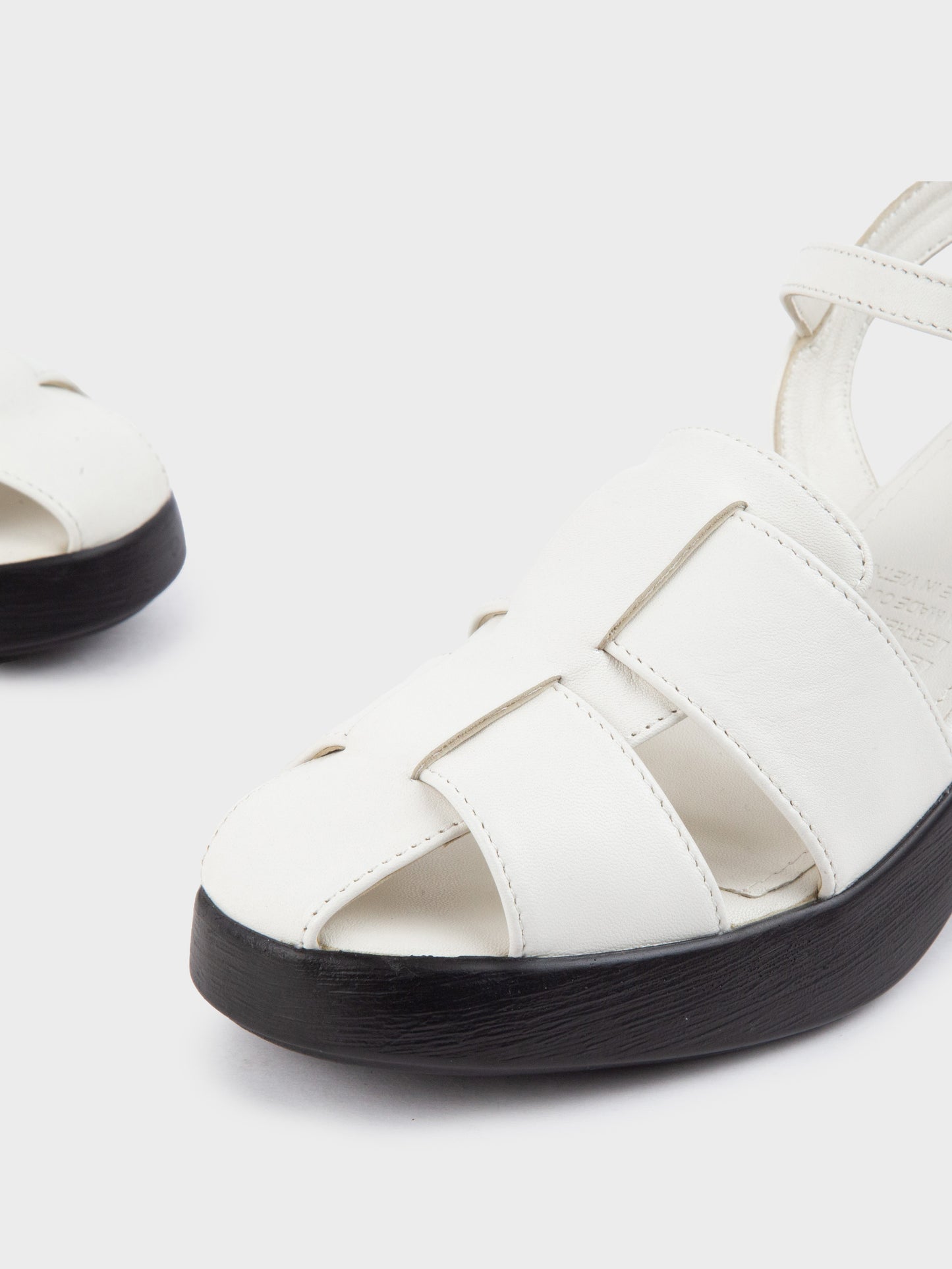 Sandal Cao Gót KUMOO ANISA Fisherman Sandal Trắng