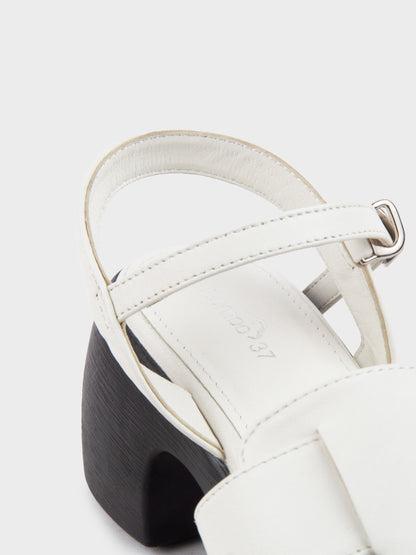 Sandal Cao Gót KUMOO ANISA Fisherman Sandal Trắng