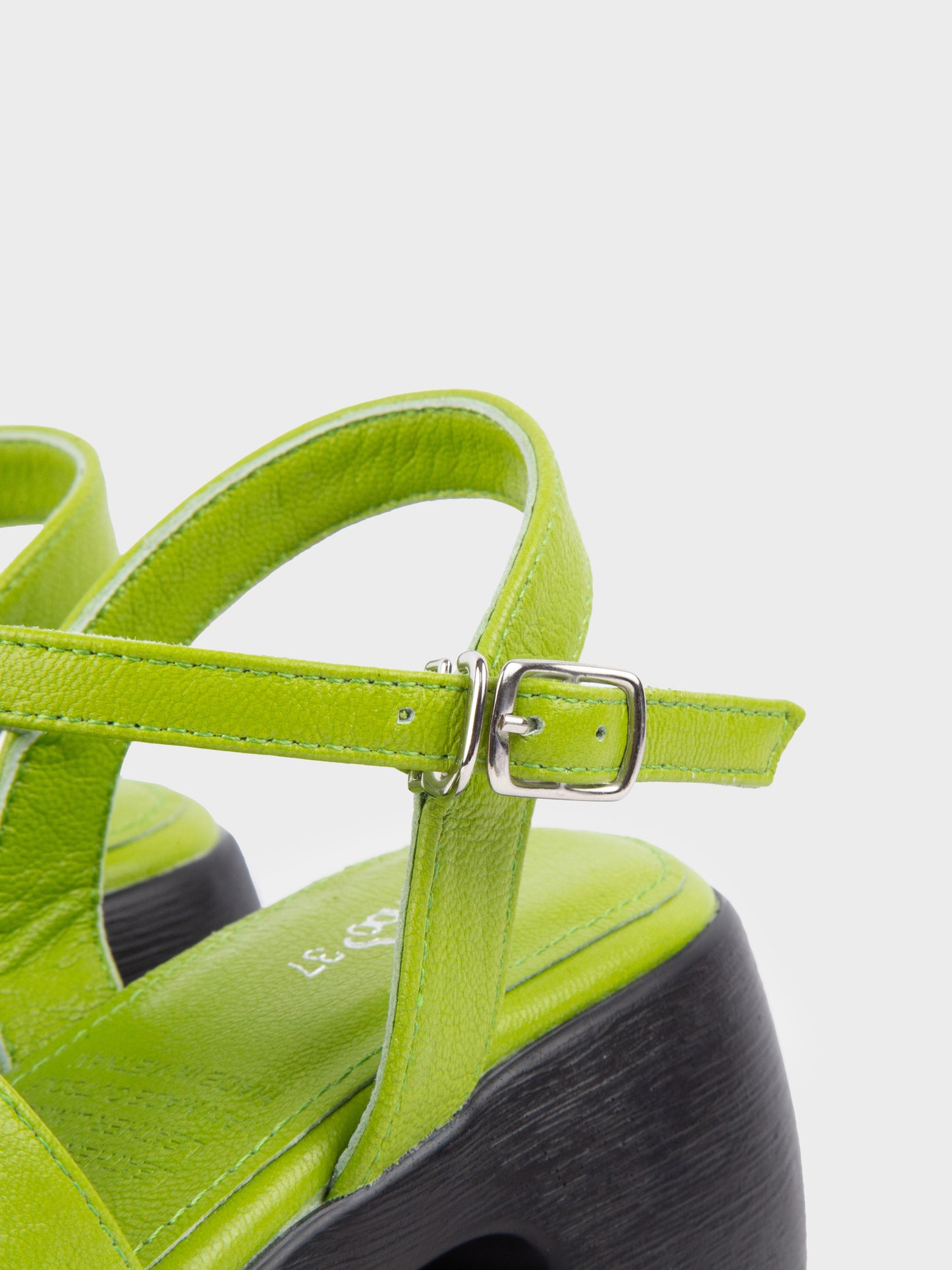 Sandal Cao Gót KUMOO ANISA Fisherman Sandal Xanh Matcha