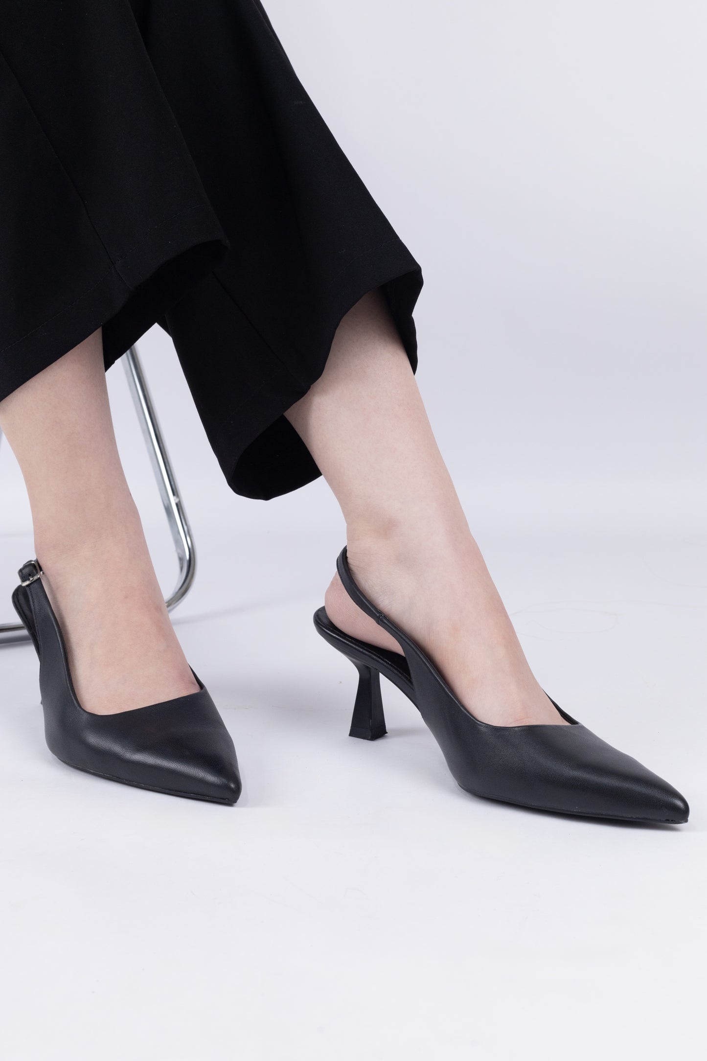 Giày Cao Gót KUMOO JESSI HEELS Đen