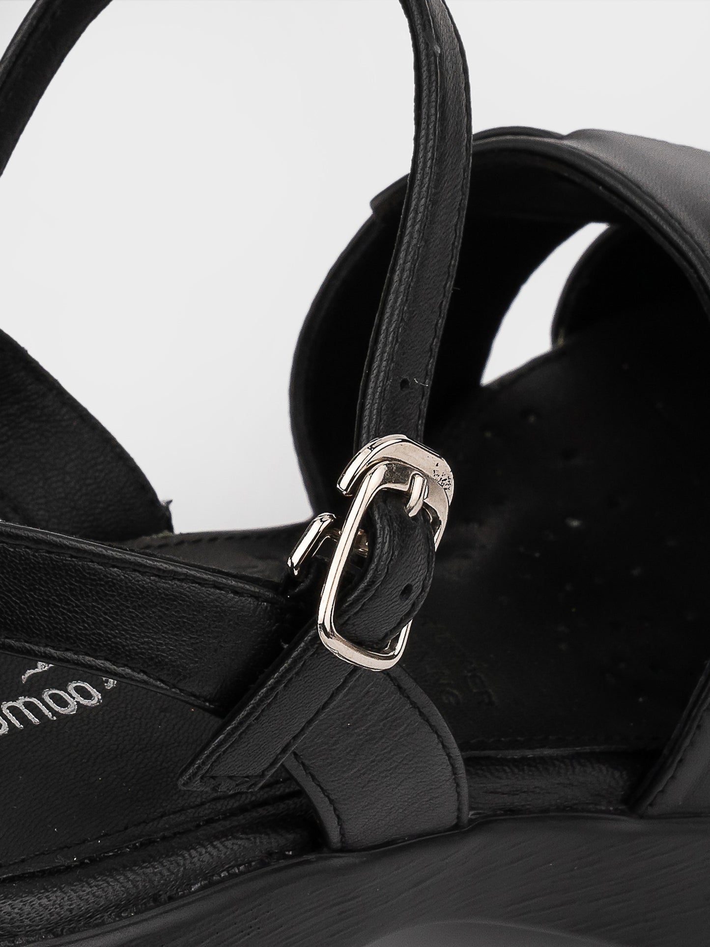 Sandal Cao Gót KUMOO ANISA Fisherman Sandal Đen