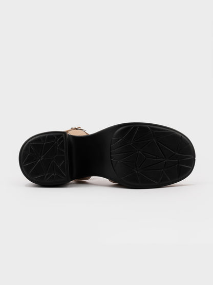 Sandal Cao Gót KUMOO ANISA Fisherman Sandal Be