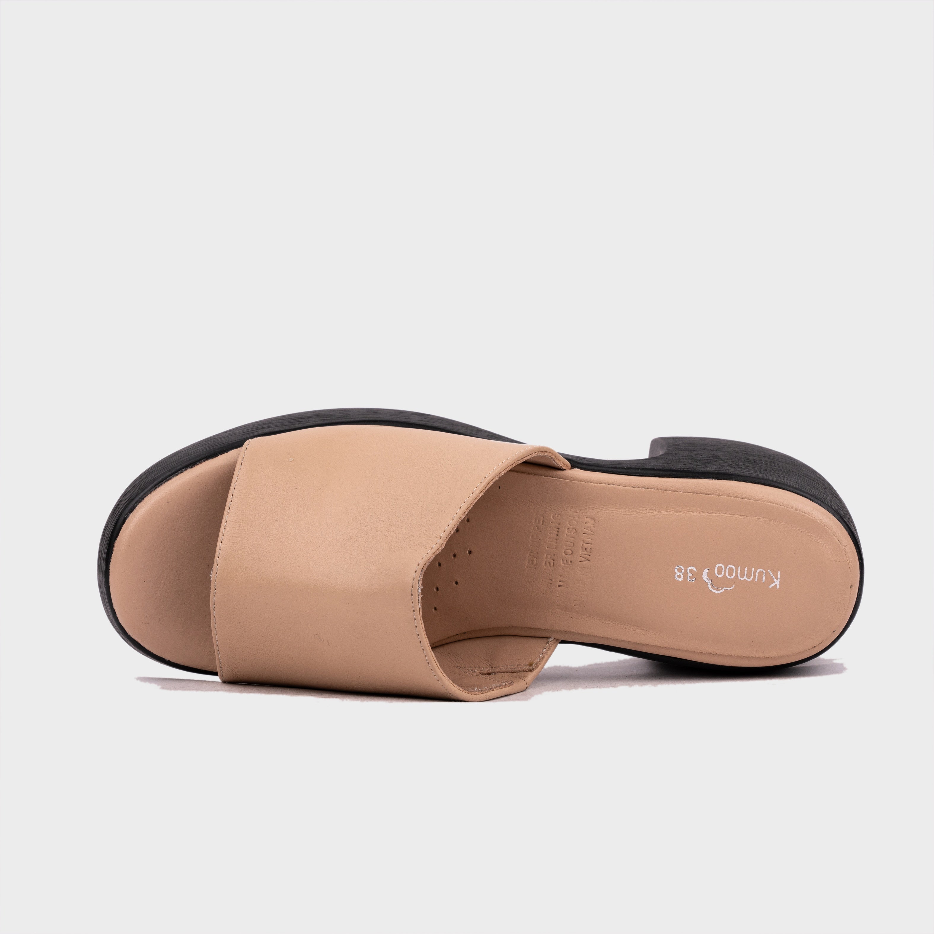 Sandal Cao Gót Kumoo (Kem) Mã SDCG-KUMO-011-B