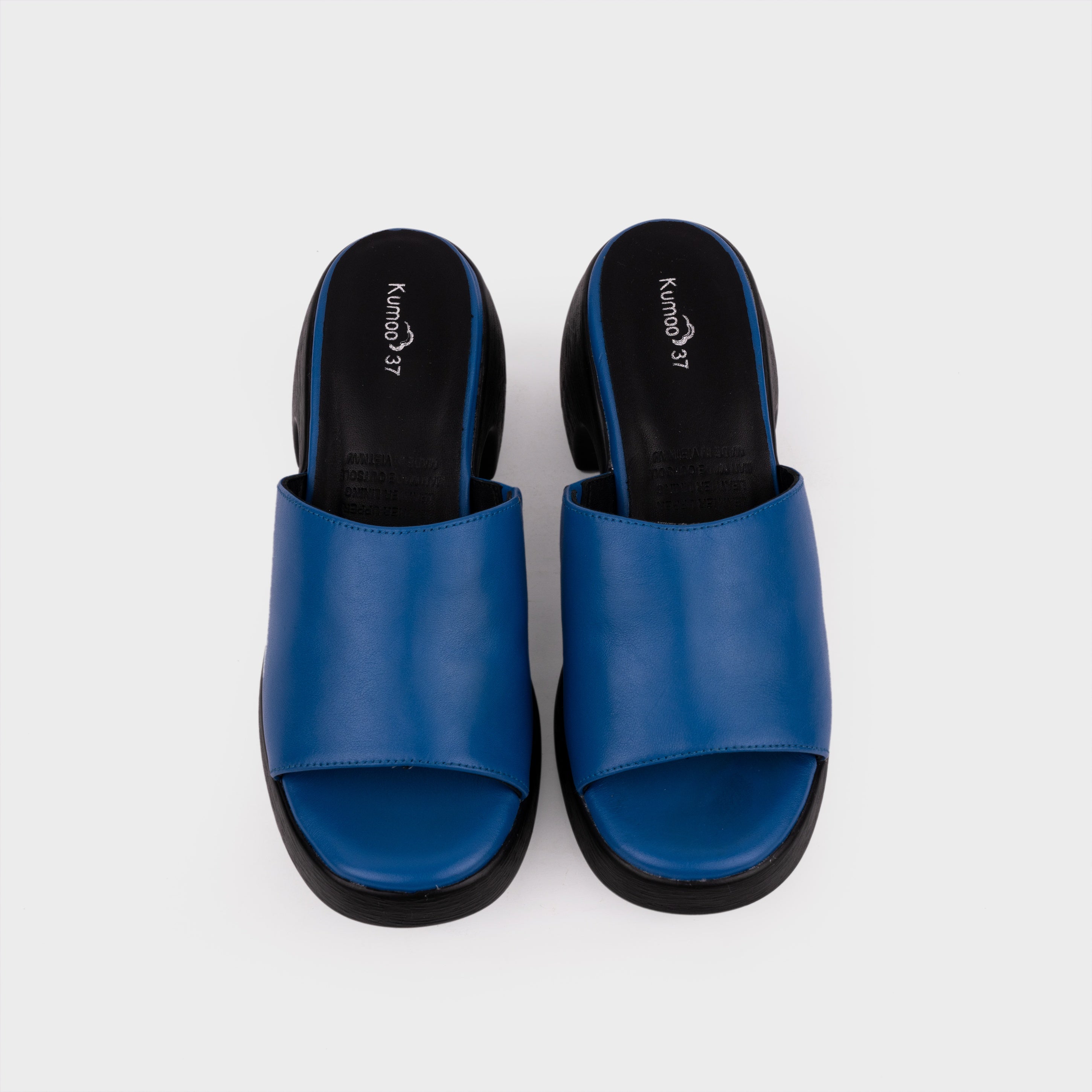 Sandal Cao Gót Kumoo (Xanh Da Trời) Mã SDCG-KUMO-011-D